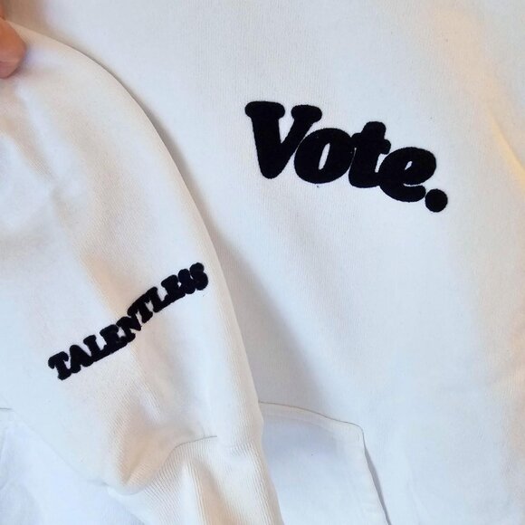 NWOT Talentless VOTE Hoodie - Small (unisex) - Picture 6 of 7